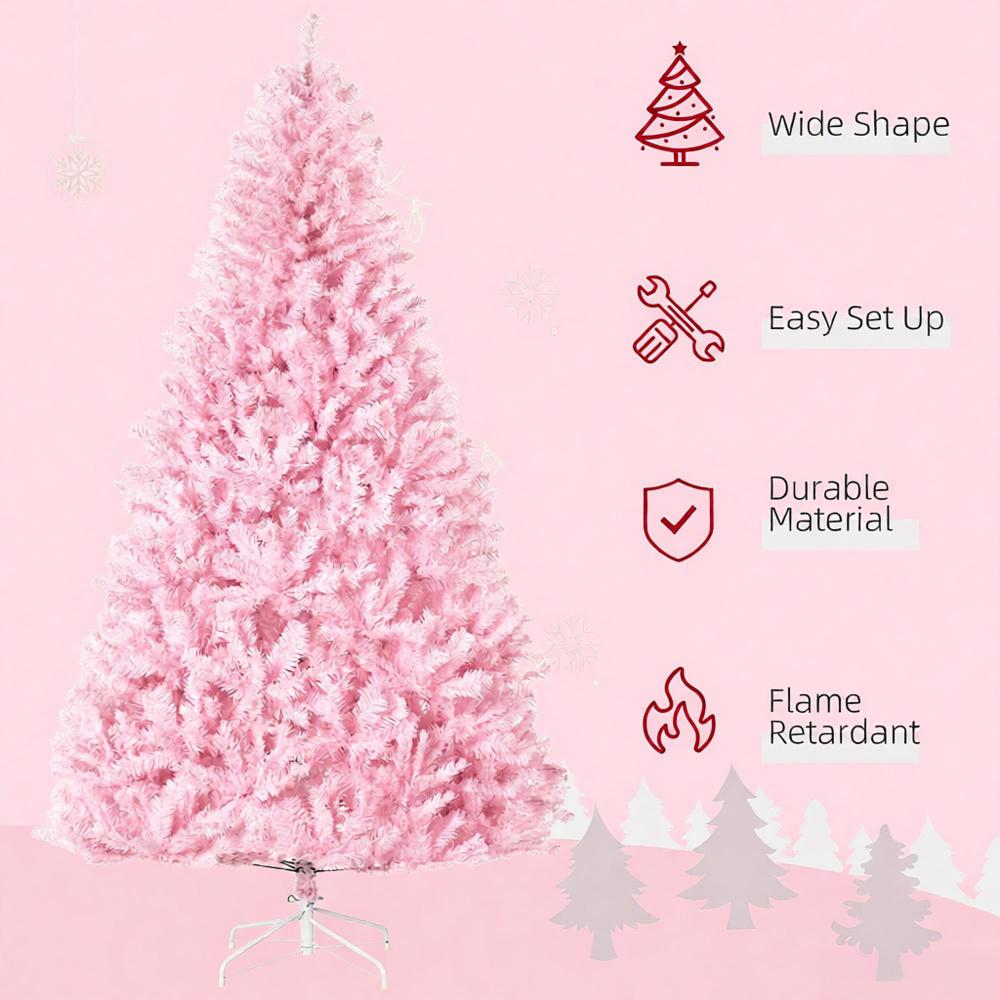Artificial Pink Christmas Tree 7ft