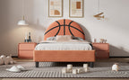 Basketball Design Upholstered Twin Platform Bed