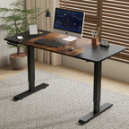 55"×24" Black & Rustic Standing Desk