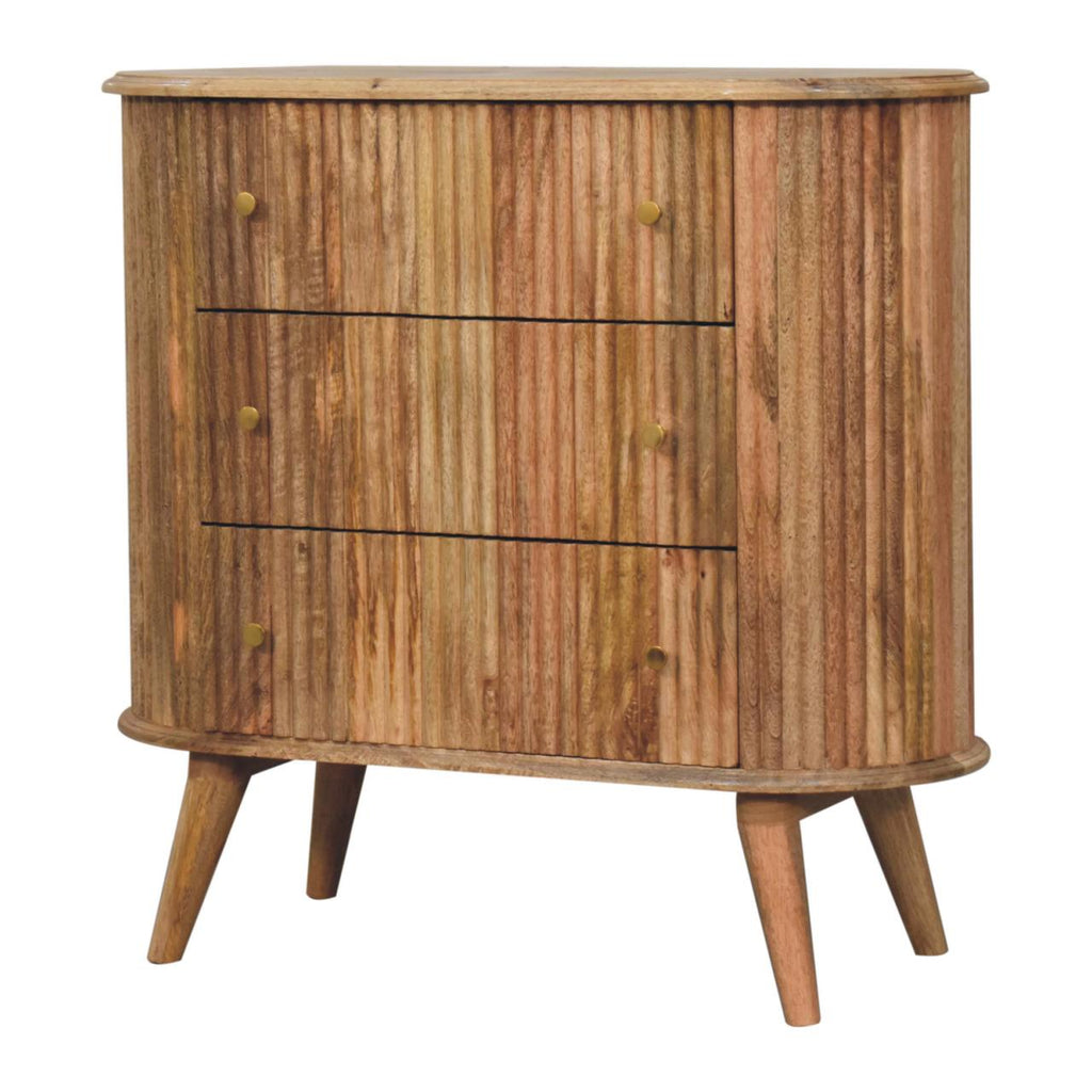 Soba Nordic Chest, 3-Drawers, Nordic Legs