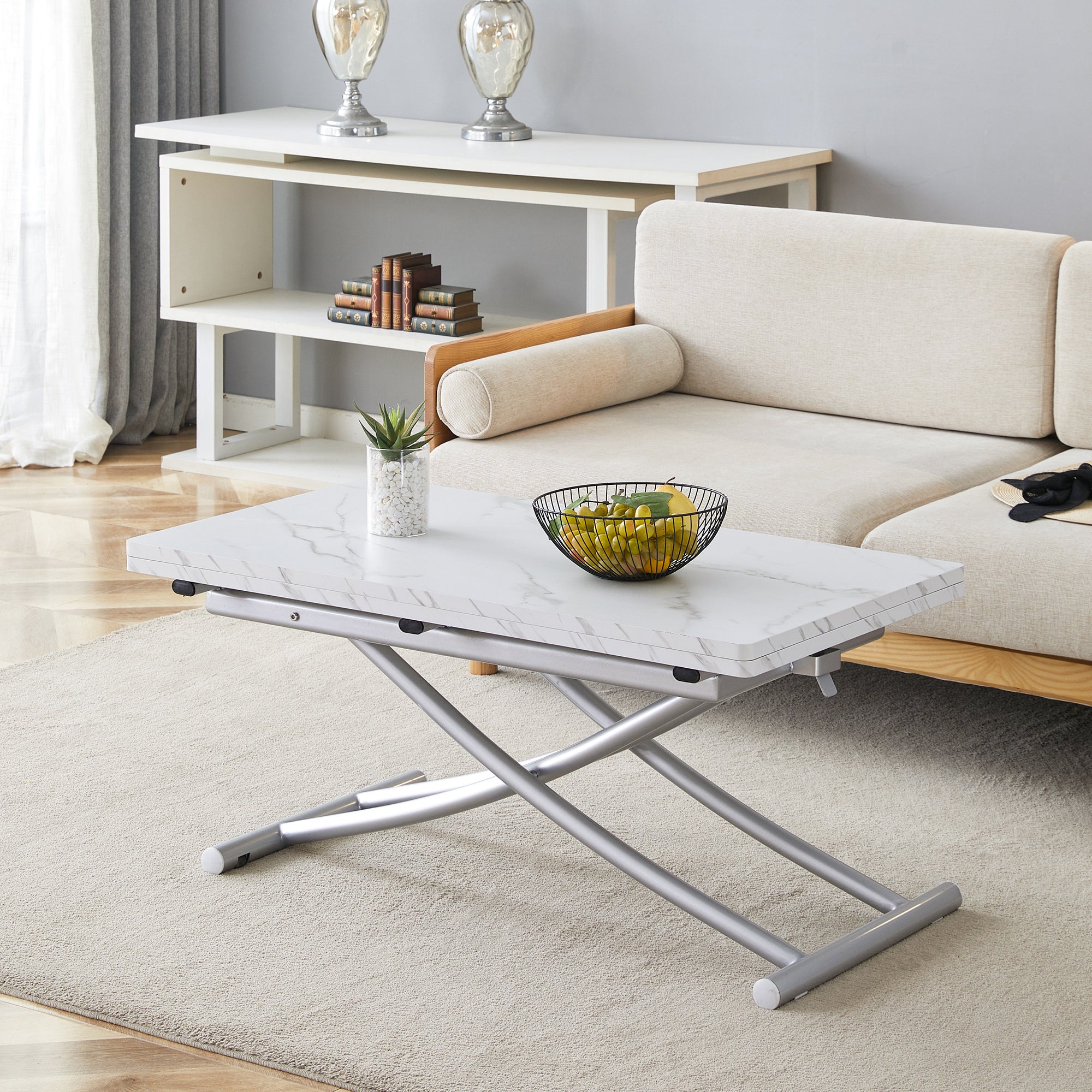 Modern Minimalist Multifunctional Lift Table