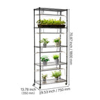 DIY Plant Shelf with Grow Lights