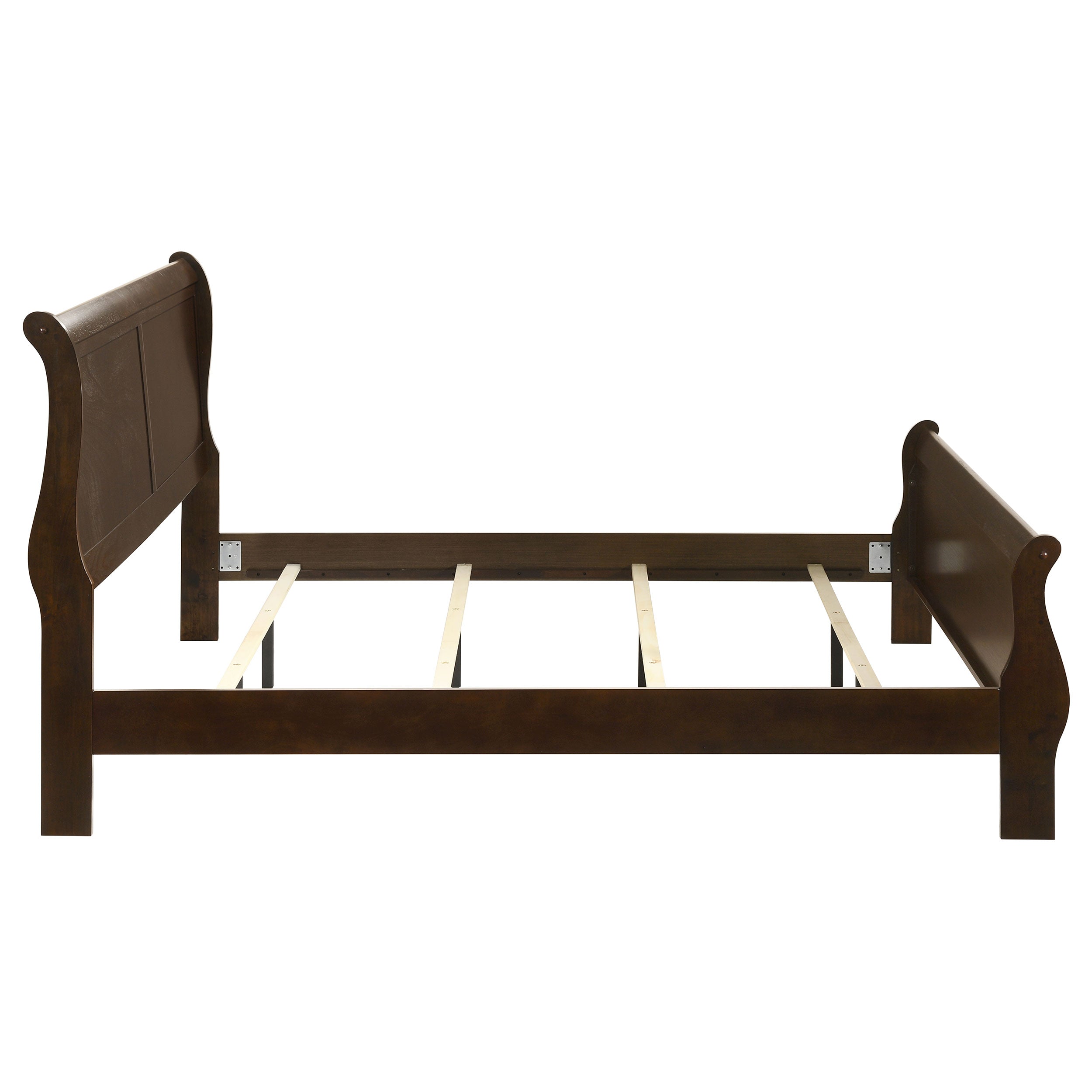 Graffenstaden Cappuccino Wood Eastern King Sleigh Bed