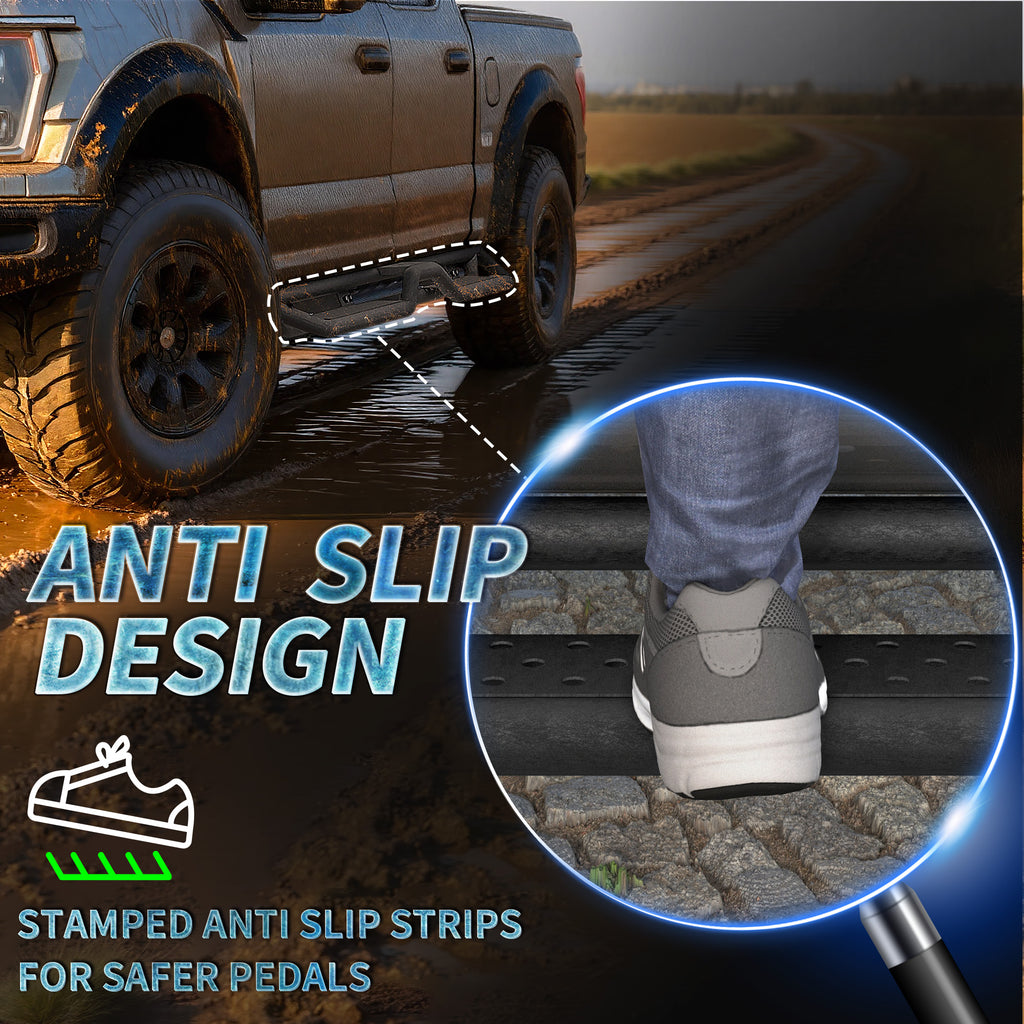 6" Running Boards Side Steps For 2015-2026 Ford F-150 Super Crew Cab