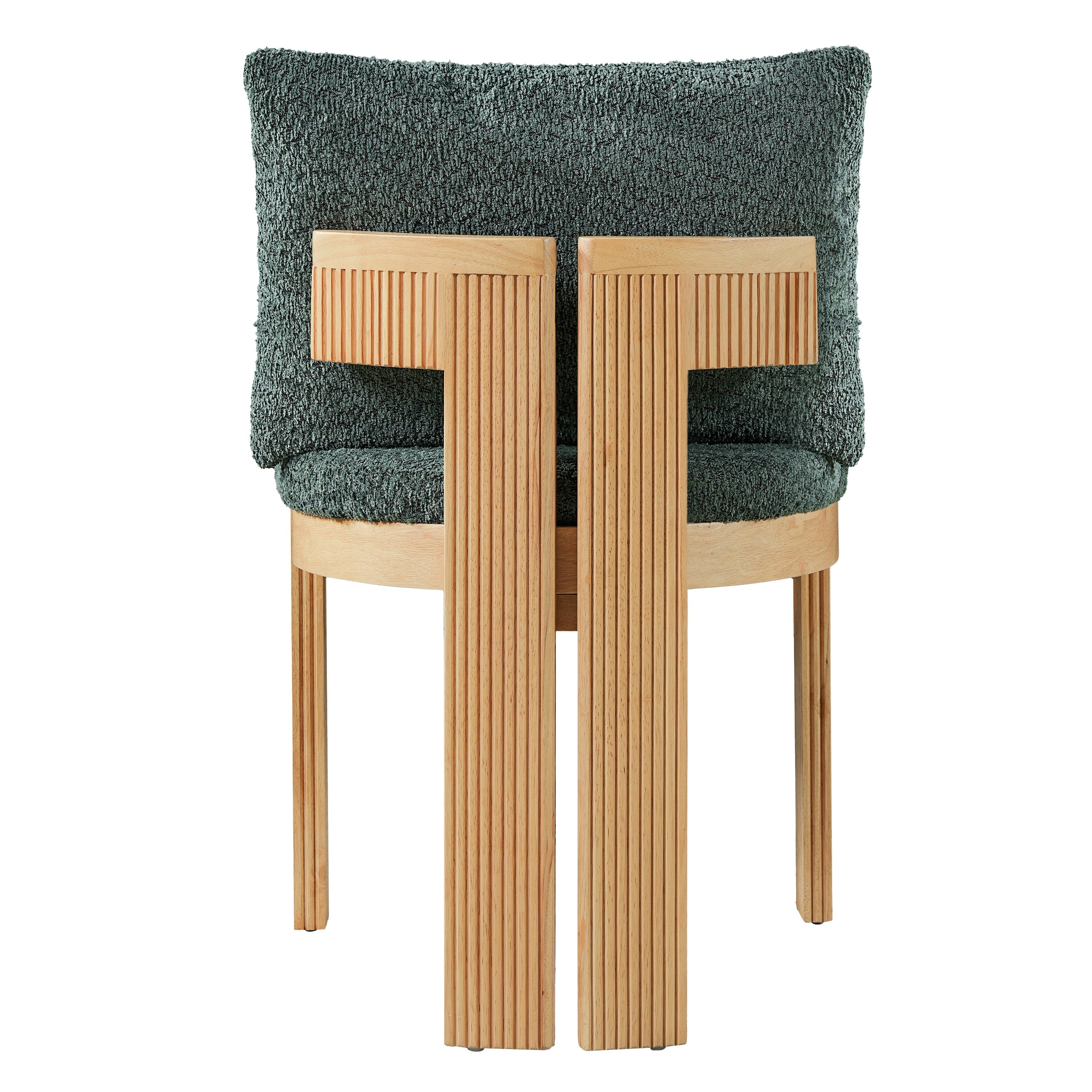 Indoor Boucle Dining Chair Set of 2