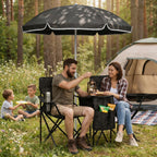 Portable Folding Picnic Chair Set with Umbrella