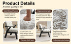 Mid-Century Modern Lounge Armchair - Seat Cushion - Beige & Grey