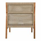 2 Piece Acacia Wood Patio Furniture Club Chair Set