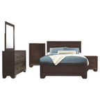 Oatfield Dark Cocoa 5-Piece Eastern King Bedroom Set