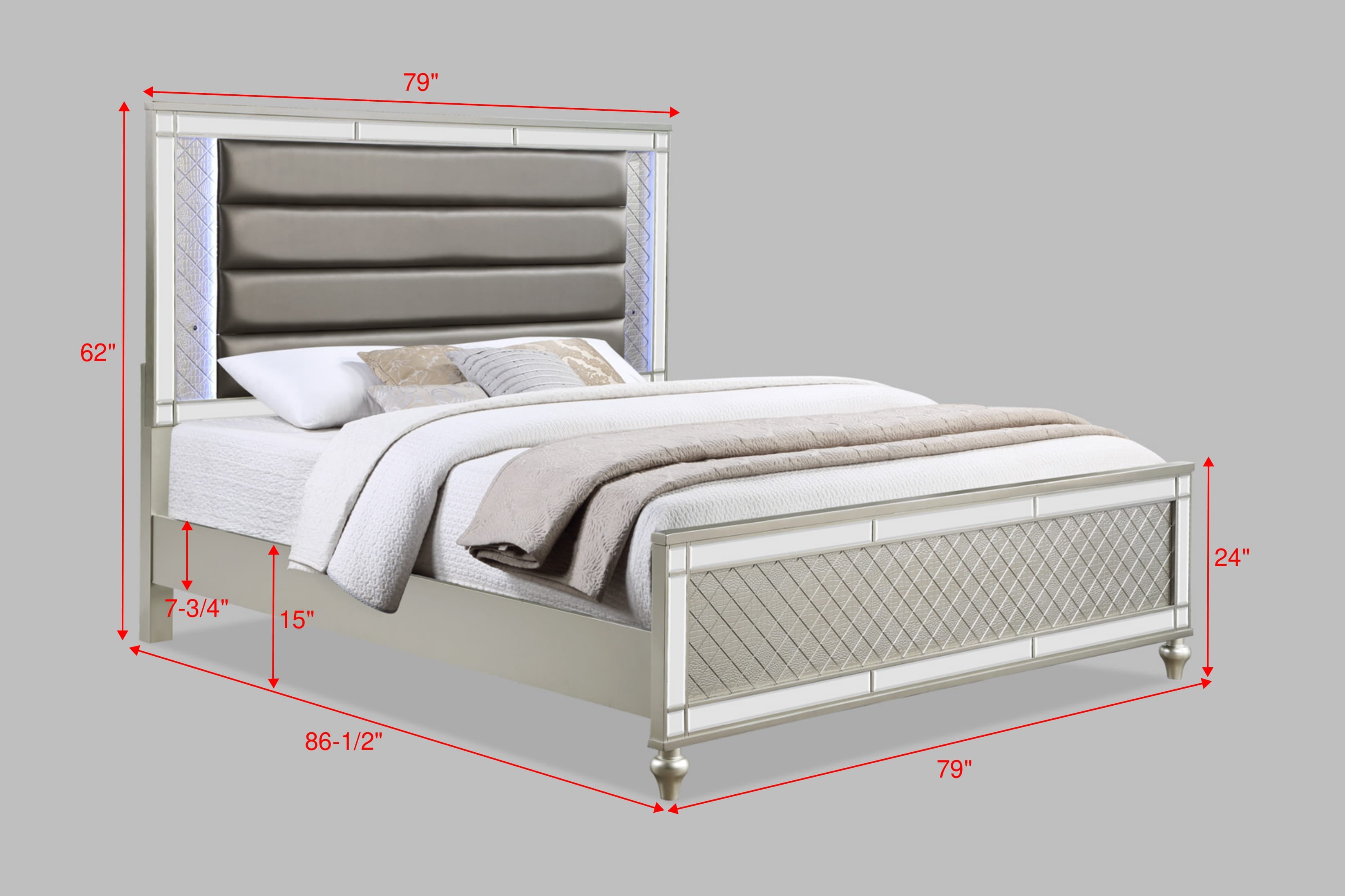 Modern Luxury King Bed