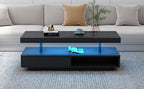 Vibe Haus LED Coffee Table with Storage