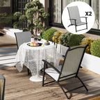 Outsunny Folding Patio Chairs Set of 2