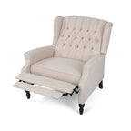 Push Back Recliner Chair with Rivet Decoration