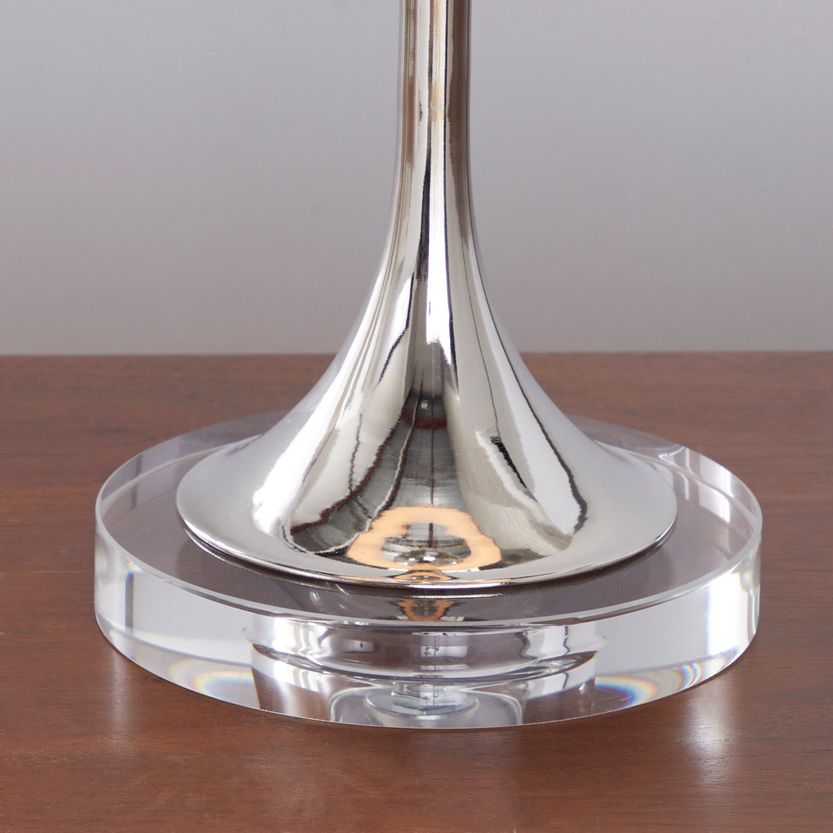 26" Contemporary Crystal Table Lamp