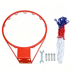 Basketball Rim Replacement 18" Steel Rim with Net