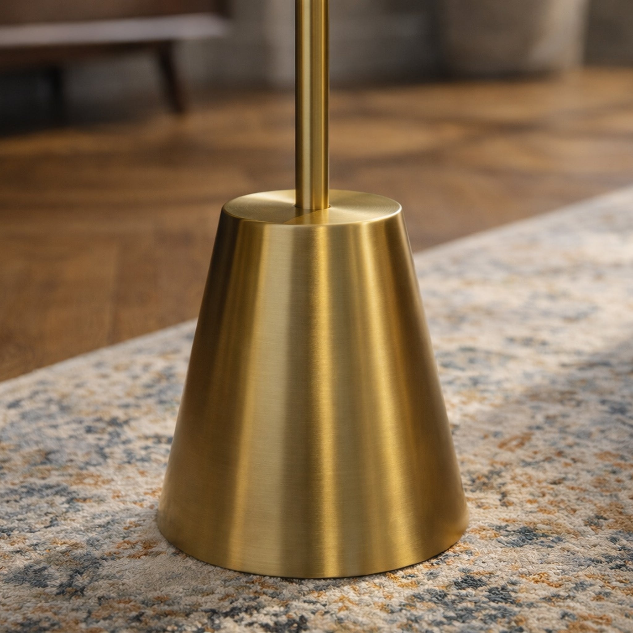 Lumina Brassed Gold Floor Lamp