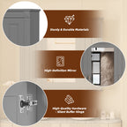 Bathroom Wall Cabinet with Mirror