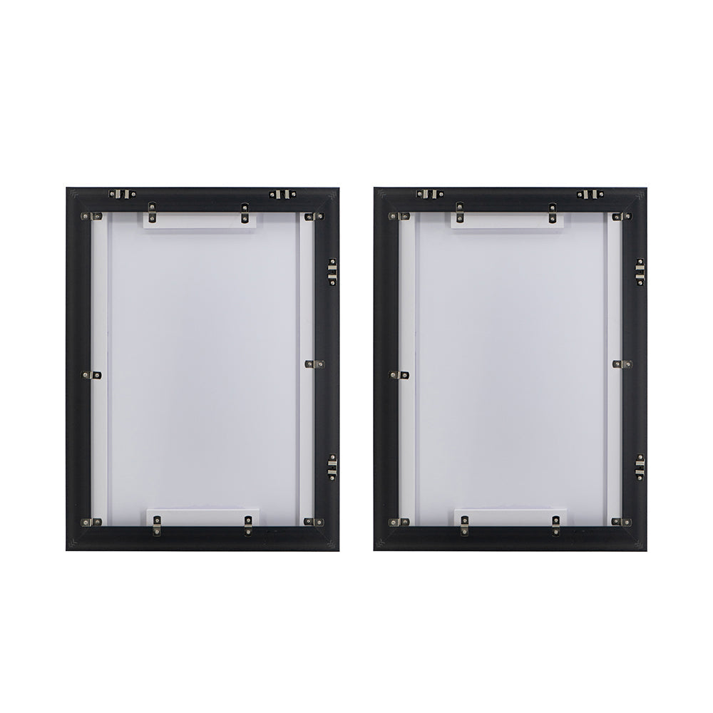 Sylvan Serenity™ — Set of 2 Blue & Green Leaf Acrylic Prints