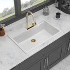 33" Drop In Waterfall Kitchen Sink