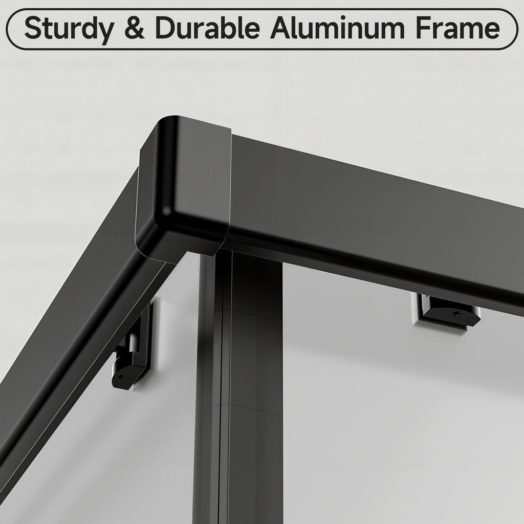 36" D x 36" W x 72" H Corner Shower Enclosure