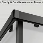 36" D x 36" W x 72" H Corner Shower Enclosure