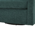Sutton Peacock Swivel Barrel Chair
