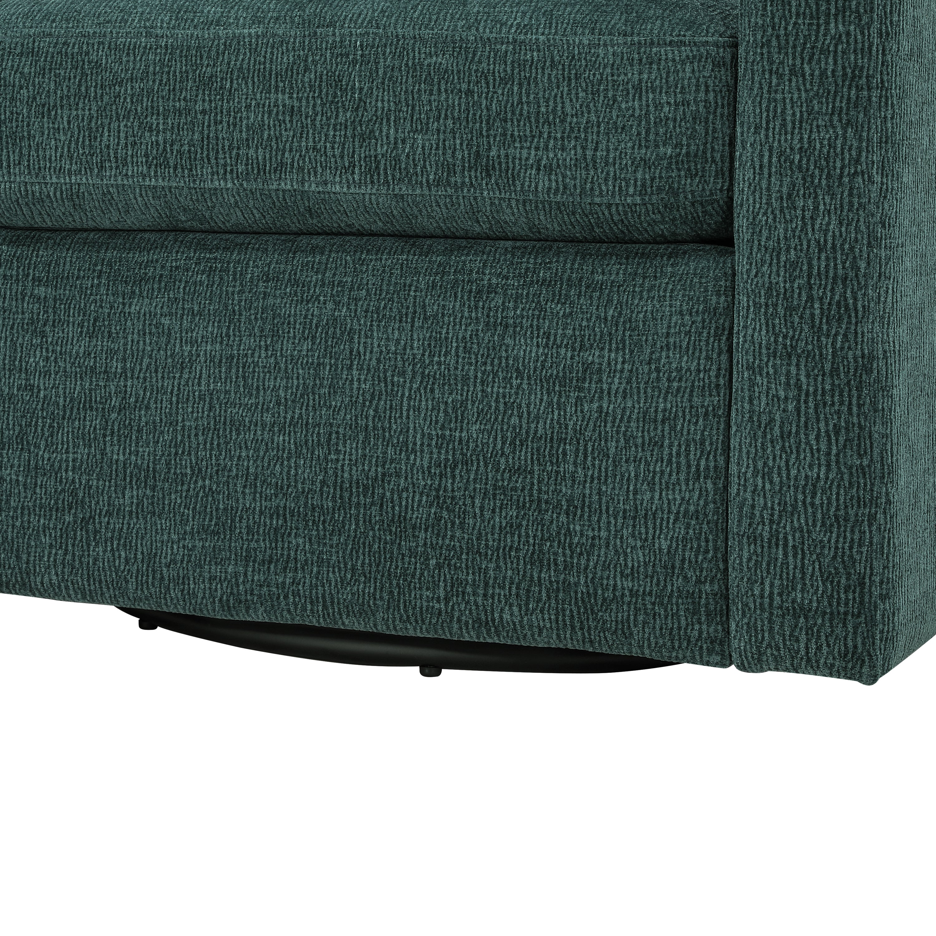 Sutton Peacock Swivel Barrel Chair