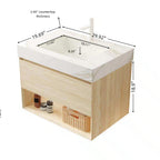 Frigga 30" Bathroom Vanity and Sink