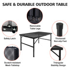 3FT Camping Table with Mesh Desktop