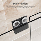 Semi-Frameless Double Sliding Shower Door