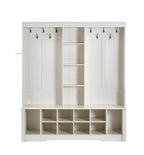 Itaar Hall Tree with Bench and Shoe Storage
