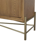 Metal Base Latte Sideboard