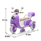 12V Two Motors Kids Ride On Electric Motorcycle