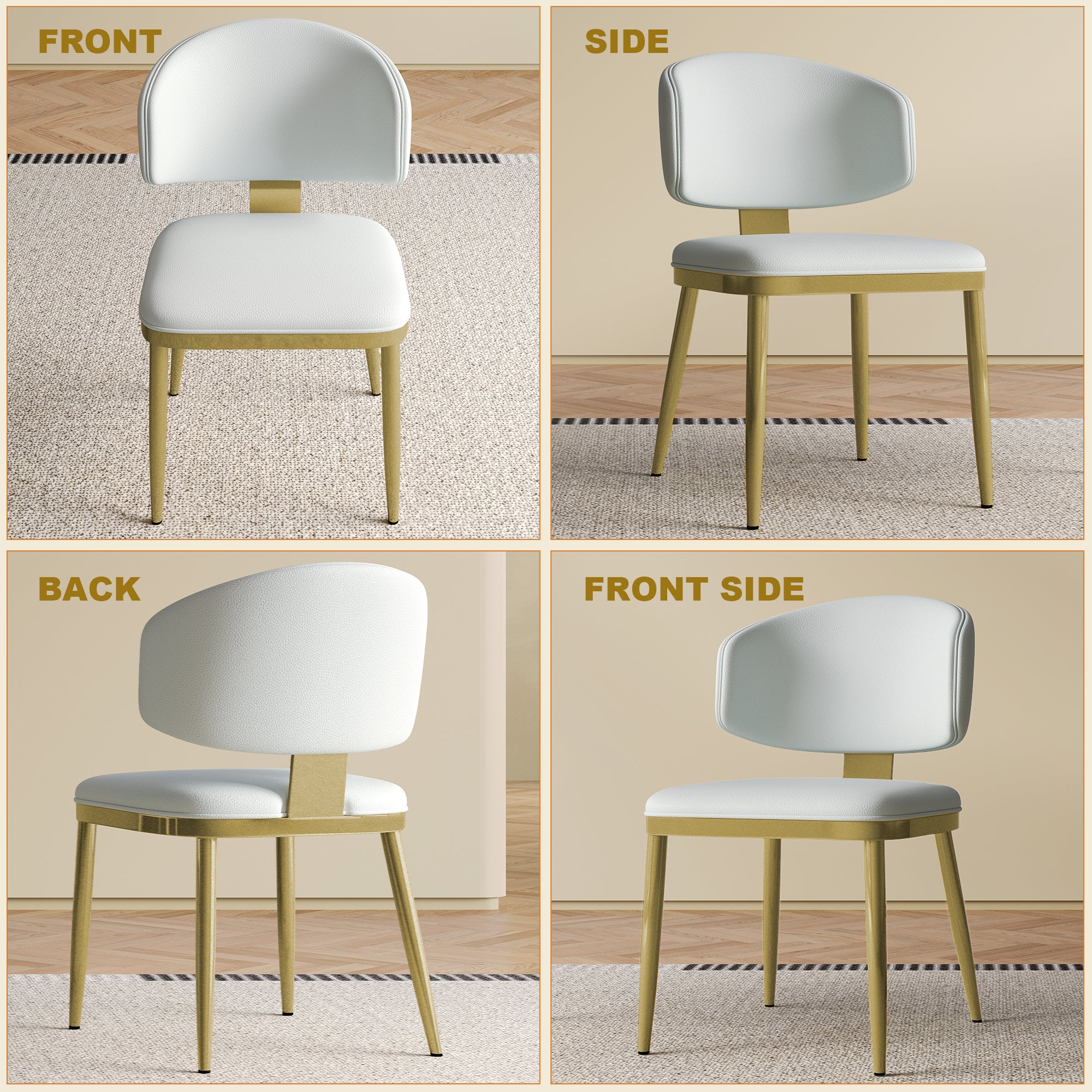 Dining Chairs Set of 2 in Modern Design