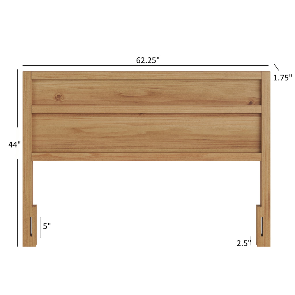 Maddox Modern Wood Queen Panel Headboard