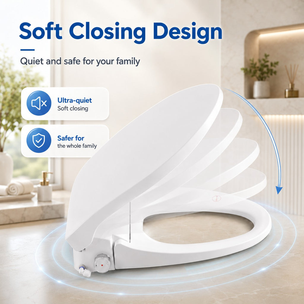 Smart Bidet Toilet Seat with Adjustable Heated Features