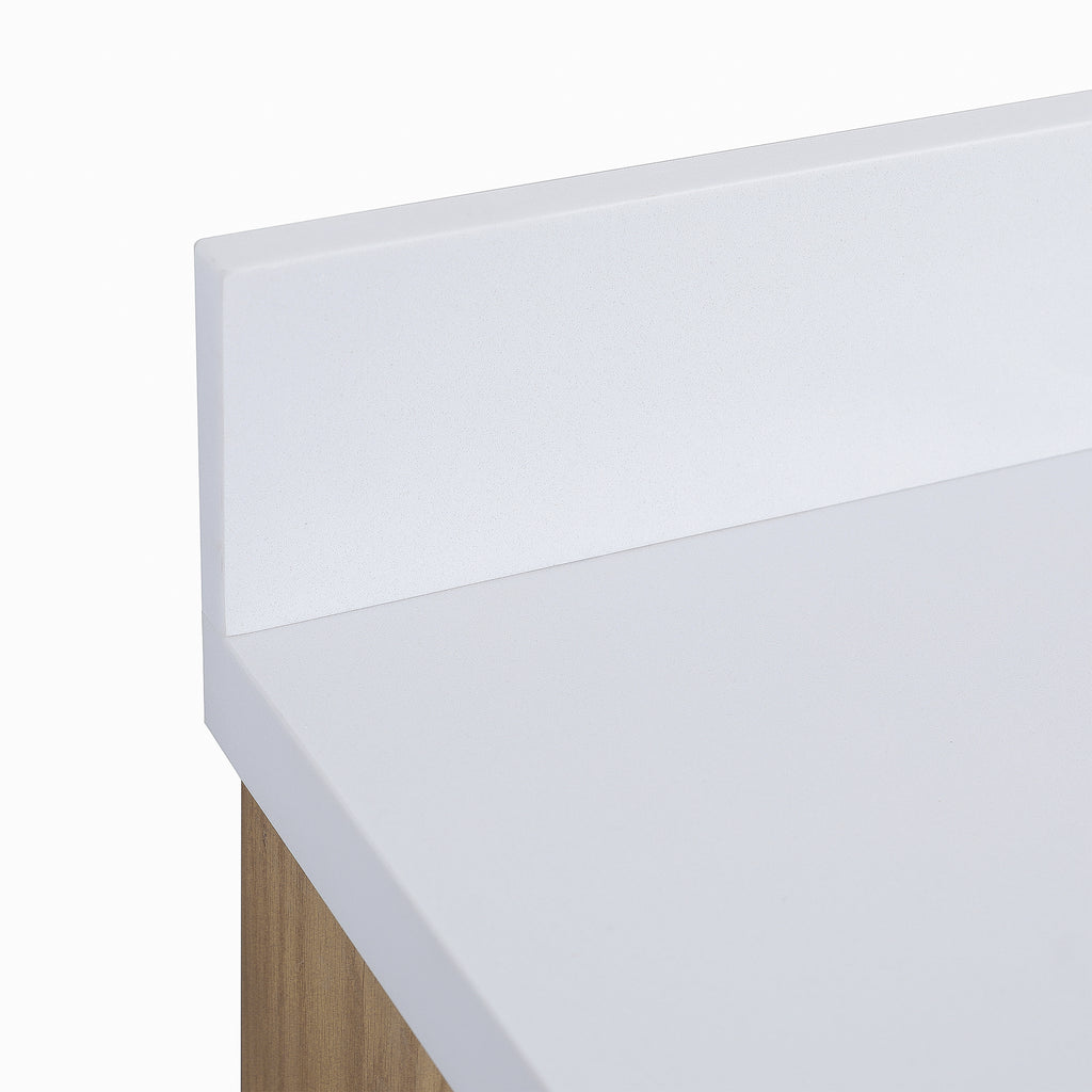 Light Coffee Freestanding Single Sink Bathroom Vanity