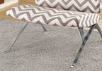 Accent Chair, Armless, Fabric
