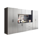 Astro Series 128 in. W x 79 in. H x 20 in. D Garage Cabinet Set A (7-Piece)