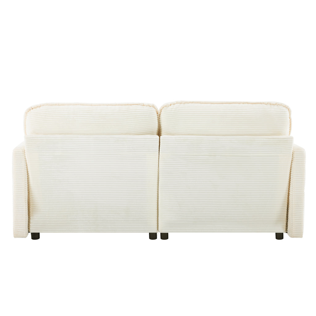 69" Plush Cloud Loveseat: Modular 2-Seater Sectional Sofa