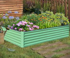 6x3x1.5ft Galvanized Raised Garden Bed