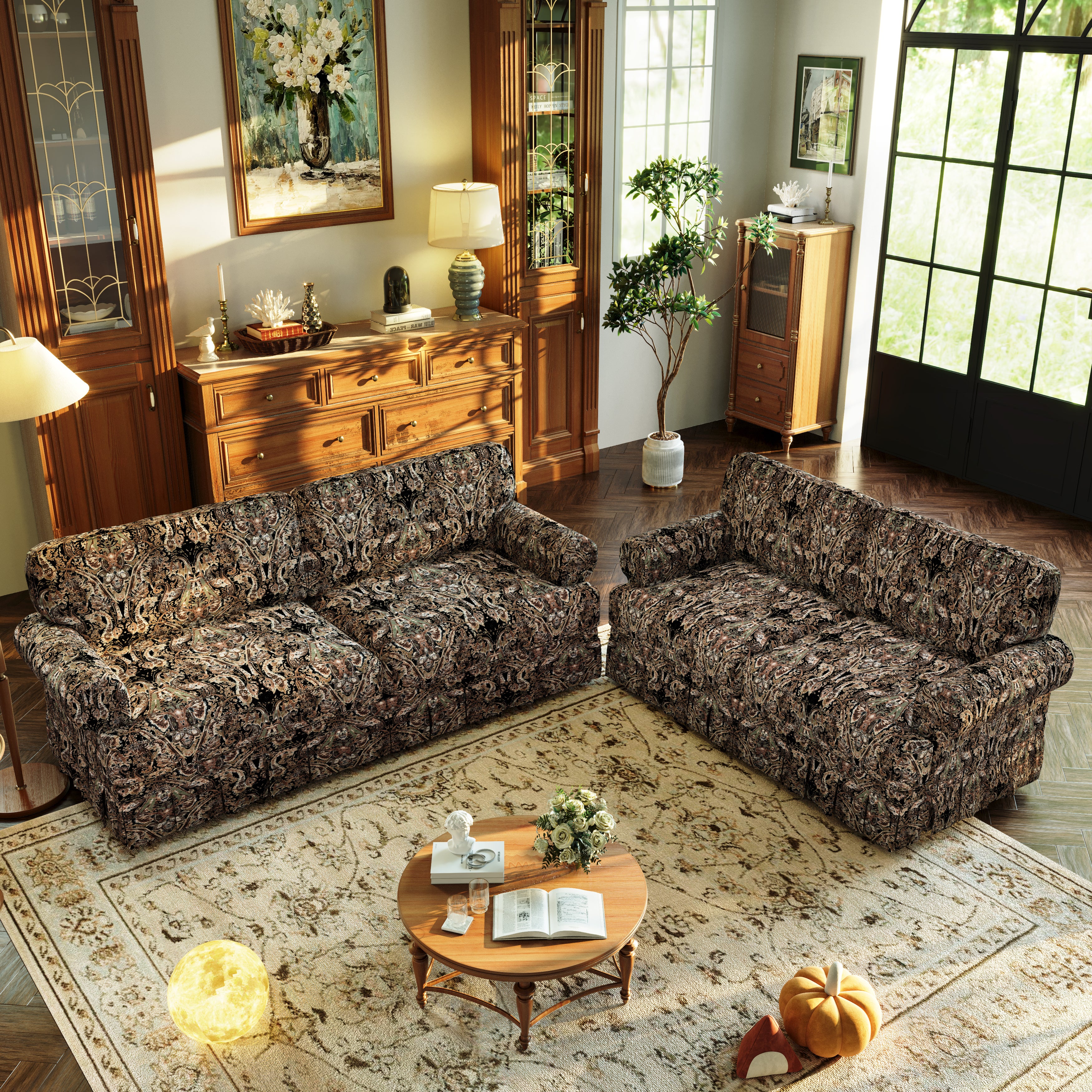 74" Luxurious 3-Seater Cloud Couch