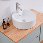 36-Inch Double Drawer + Single Door Wall-Mounted Bathroom Vanity