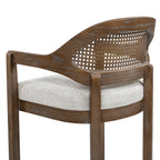 Americana Mid-Century Modern 26" Cane Back Counter Stool
