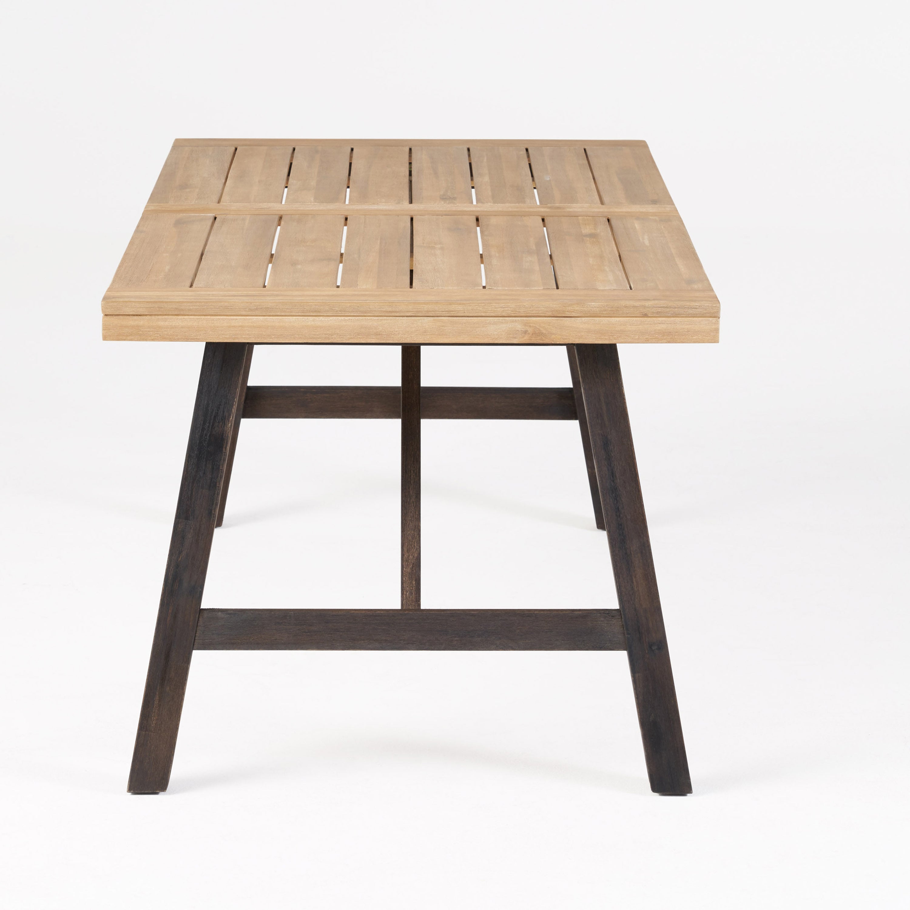 Outdoor Dining Set with 2 Benches and 1 Dining Table (3 pcs)