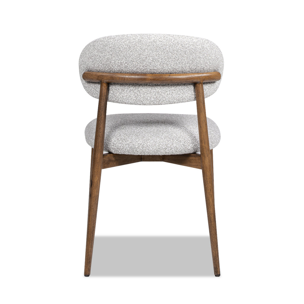 Locke 20.5" Modern Upholstered Dining Chair with Wood Frame