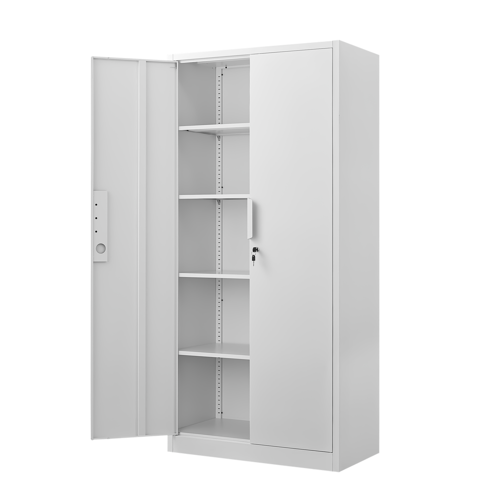 72-Inch 2-Door File Cabinet with Lock