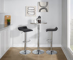 Contemporary Adjustable Round Bar Table