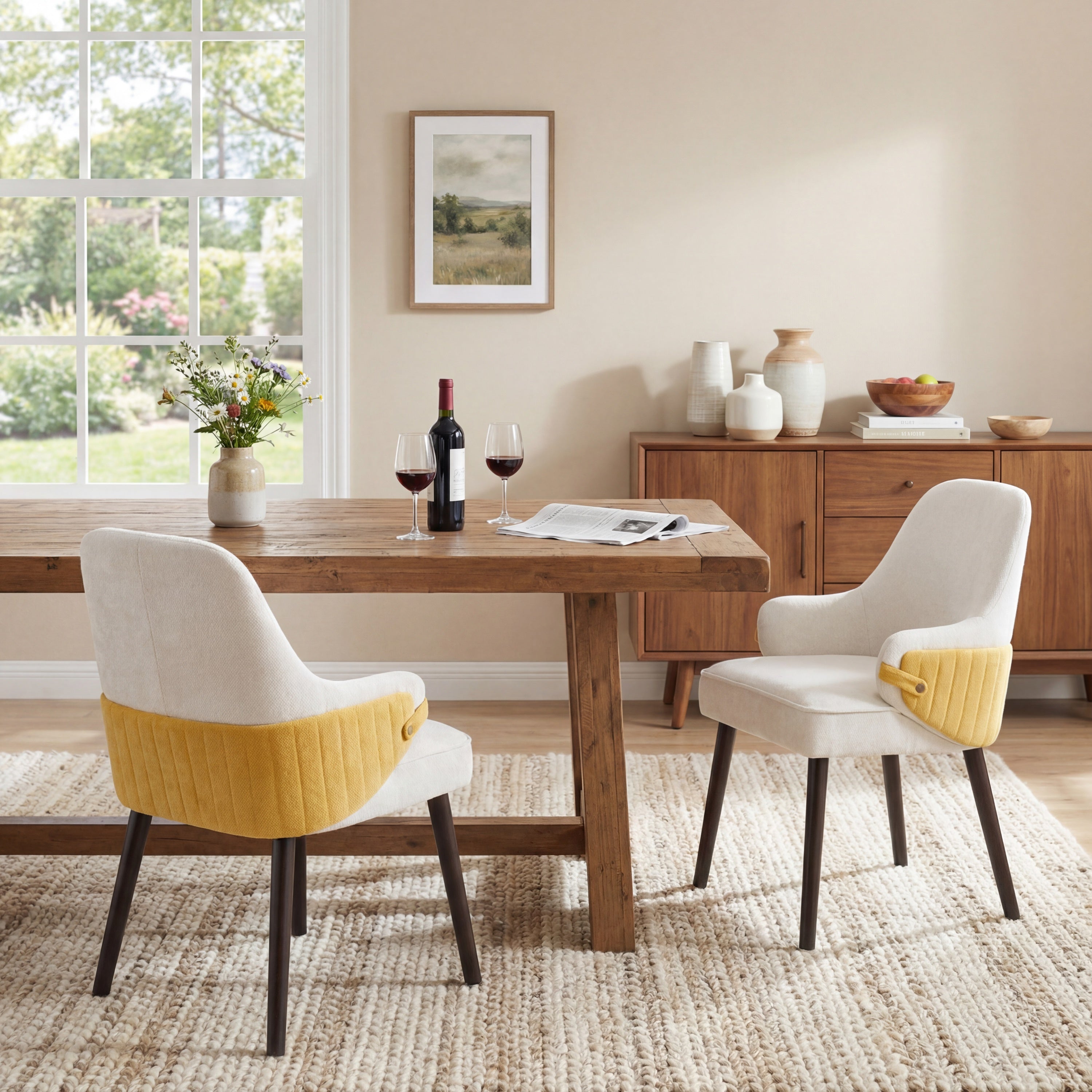Indoor Dining Chair Set of 2