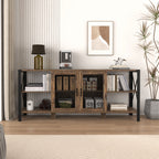 Industrial Farmhouse TV Stand for Living Room or Bedroom